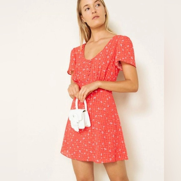 The East Order Ami Mini Floral Dress Size Medium - Picture 2 of 14